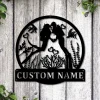 Personalized Couple Scuba Diving Monogram Metal Sign Art, Custom Scuba Diving Sport Metal Sign, Hobbie Gifts, Sport Gift, Birthday Gift
