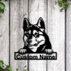 Personalized West Siberian Laika Dog Metal Sign Art, Custom West Siberian Laika Dog Metal Sign, Dog Gift, Birthday Gift, Animal Funny