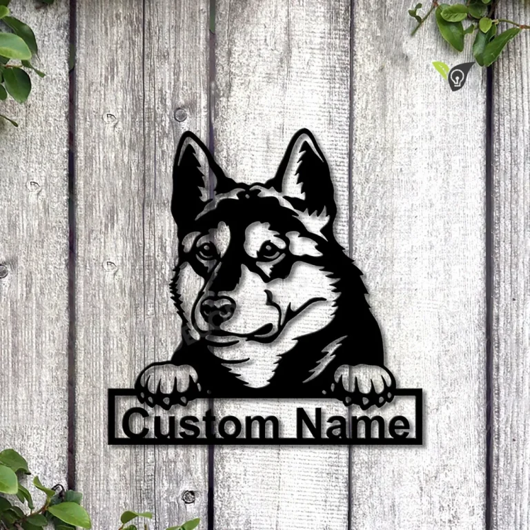 Personalized West Siberian Laika Dog Metal Sign Art, Custom West Siberian Laika Dog Metal Sign, Dog Gift, Birthday Gift, Animal Funny