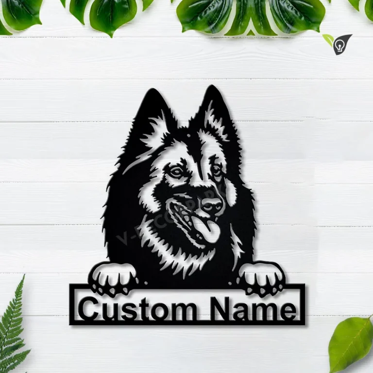 Personalized Belgian Tervuren Dog Metal Sign Art, Custom Belgian Tervuren Dog Metal Sign, Dog Gift, Animal Funny, Birthday Gift