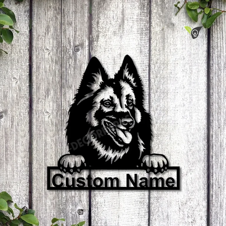 Personalized Belgian Tervuren Dog Metal Sign Art, Custom Belgian Tervuren Dog Metal Sign, Dog Gift, Animal Funny, Birthday Gift