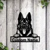 Personalized West Gothic Dog Metal Sign Art, Custom West Gothic Dog Metal Sign, Dog Gift, Animal Funny, Birthday Gift