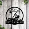 Personalized Windsurfing Monogram Metal Sign Art, Custom Windsurfing Metal Sign, Hobbie Gifts, Sport Gift, Birthday Gift