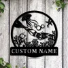 Personalized Girl Scuba Diving Sport Monogram Metal Sign Art, Custom Scuba Diving Sport Metal Sign, Sport Gift, Birthday Gift