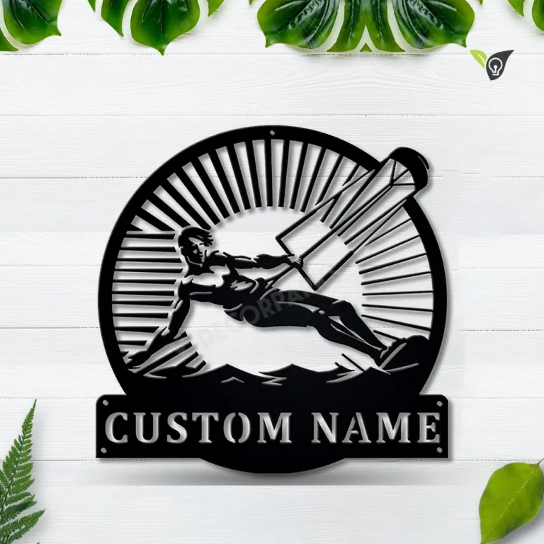 Personalized Kitesurfing Sport Monogram Metal Sign Art, Custom Kitesurfing Sport Metal Sign, Hobbie Gifts, Sport Gift, Birthday Gift