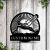 Personalized Kitesurfing Sport Monogram Metal Sign Art, Custom Kitesurfing Sport Metal Sign, Hobbie Gifts, Sport Gift, Birthday Gift