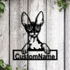 Personalized Cornish Rex Cat Metal Sign Art, Custom Cornish Rex Cat Metal Sign, Father's Day Gift, Pets Gift, Birthday Gift