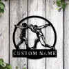 Personalized Fencing Sport Monogram Metal Sign Art, Custom Fencing Sport Metal Sign, Hobbie Gifts, Sport Gift, Birthday Gift