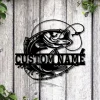 Personalized Bass Fishing Metal Sign Art V2, Custom Fishing Bass Metal Sign, Fishing Bass Gifts For Men, Fishing Bass Gift