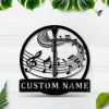 Personalized Clarinet Music Metal Sign Art, Custom Clarinet Music Metal Sign, Clarinet Gifts For Men, Clarinet Gift, Music Gift