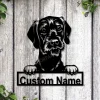 Personalized Short Haired Pudelpointer Dog Metal Sign Art, Custom Short Haired Pudelpointer Dog Metal Sign, Animal Funny, Pet Gift