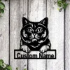 Personalized British Shorthair Cat Metal Sign Art, Custom British Shorthair Cat Metal Sign, Father's Day Gift, Pets Gift, Birthday Gift