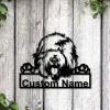 Personalized Old English Sheepdog Dog Metal Sign Art, Custom Old English Sheepdog Dog Metal Sign, Animal Funny, Father's Day Gift, Pets