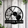 Personalized Violin Monogram Metal Sign Art, Custom Violin Monogram Metal Sign, Musical Instrument Gift, Music Gift