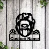 Personalized Black Russian Terrier Metal Sign Art, Custom Black Russian Terrier Metal Sign, Dog Gift, Birthday Gift, Animal Funny