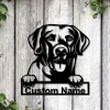 Personalized Chesapeake Bay Retriever Dog Metal Sign Art, Custom Chesapeake Bay Retriever Metal Sign, Father's Day Gift, Pets Gift