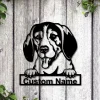 Personalized Treeing Walker Coonhound Dog Metal Sign Art, Custom Treeing Walker Coonhound Dog Metal Sign, Father's Day Gift, Pets Gift