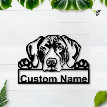 Personalized German Shorthaired Pointer Dog Metal Sign Art, Custom German Shorthaired Pointer Metal Sign, Birthday Gift, Animal Funny