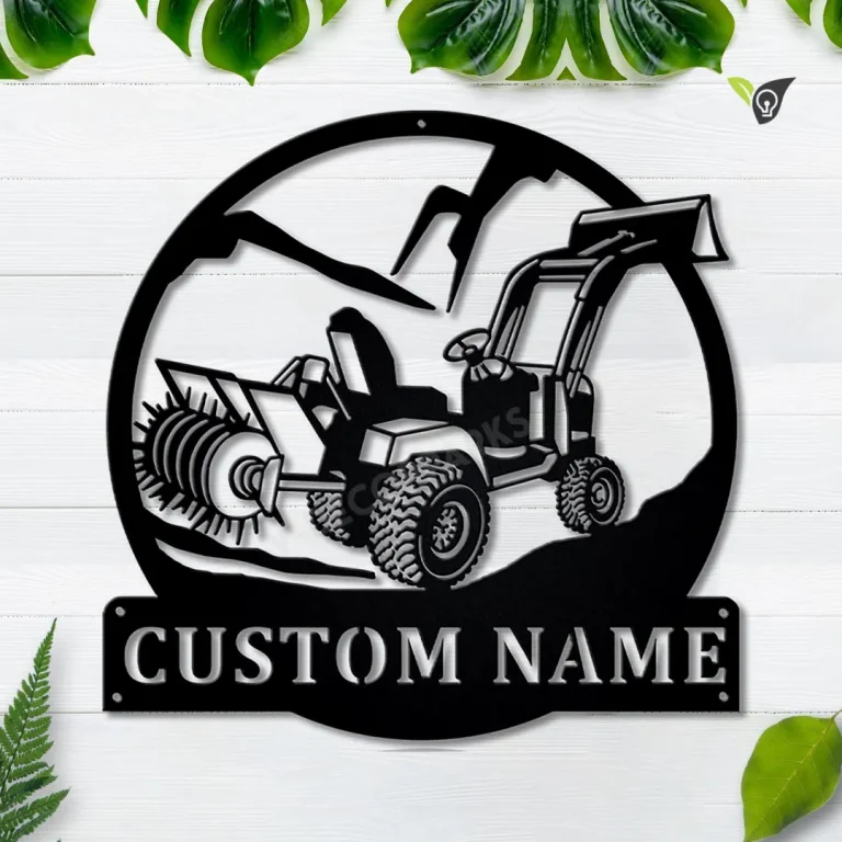 Personalized Lawn Aerator Monogram Metal Sign Art, Lawn Aerator Metal Sign, Lawn Aerator Monogram Gift, Job Gift, Decor Decoration