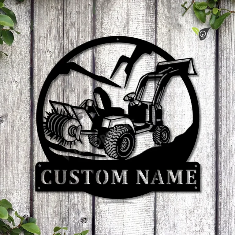 Personalized Lawn Aerator Monogram Metal Sign Art, Lawn Aerator Metal Sign, Lawn Aerator Monogram Gift, Job Gift, Decor Decoration