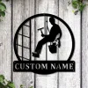 Personalized Building Cleaner Monogram Metal Sign Art, Custom Building Cleaner Metal Sign, Cleaner Lover Sign Decoration For Living Room