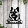 Personalized Norwegian Elkhound Dog Metal Sign Art, Custom Norwegian Elkhound Dog Metal Sign, Dog Gift, Animal Funny, Birthday Gift