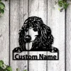 Personalized Poodle Dog Metal Sign Art, Custom Poodle Dog Metal Sign, Animal Funny, Father's Day Gift, Pet Gift