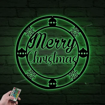 Merry Christmas Led Lights Sign, Metal Merry Christmas Sign, Christmas Sign, Christmas Decoration, Christmas Decor, Happy Holiday Sign, Christmas Sign