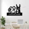 Metal Farm Signs With Led Lights, Farm Sign Outdoor With Animals, Sign With Animals, Family Farm Sign, Metal Farm Sign With Goats Donkey Chicken