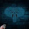 Metal Geometric Elephant Sign With Led Lights, Metal Elephant Sign, Geometric Animal Sign, Animal Sign, Elephant Sign, Safari Animal Sign