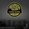 Metal Horse Sign Outdoor Metal Sign Personalized Sign With Led Lights, Western, Farmhouse Style, Horse Sign, Farm Sign, Farm Decor