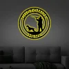 Metal Hunter And Dog Sign With Led Lights, Metal Hunting Decoration, Metal Dog Decoration, Hunter Metal Art, Hunting Dog, Custom Hunting Dog