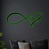 Metal Infinity Heart Sign - Metal Infinity Symbol And Heart Wall Decor - Love Valentine Gift Metalsign - Infinity Love Wedding Sign