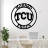 Metal Tcu Sign With Led Lights, Texas Christian University Sign, Tcu Sign, Tcu Decor, Horned Frogs Sign, Texas Christian University, Texas Sign