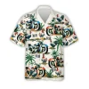 Motorcycle Hawaiian Shirt For Men Womens, Motorbike Lovers Summer Beach Shirts, American Rooster Aloha Shirt, Tropical Button Down Short Sleeve Shirts