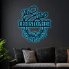 Mr And Mrs Customize Metal Sign With Led Lights, Family Name Sign Metal Wall Art, Custom Family Name Monogram, Personalized Family Steel Sign
