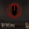 Pc Gaming Metal Sign With Led Lights, Gamer Sign, Gaming Username Sign, Game Room Sign, Computer Gaming, Gaming Mouse Sign, Gaming Decor