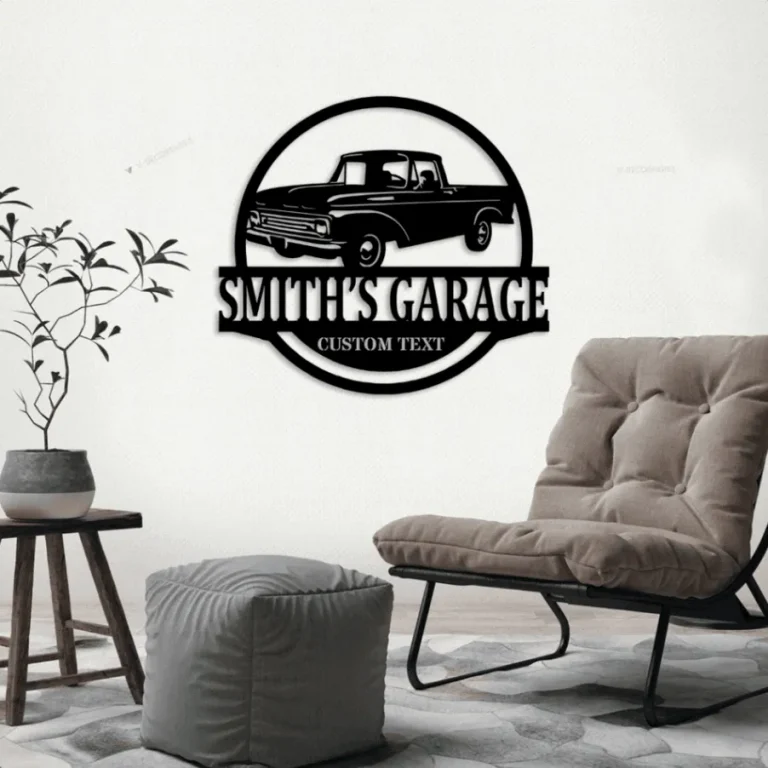 Personalize Car Sign With Led Lights Monogram Steel Sign Custom Car ...