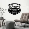 Personalize Car With Led Lights Sign Monogram Steel Sign, Custom Garage Wall Decor Gift For Garage Owner