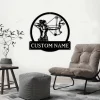 Personalized Archery Sport Monogram Metal Sign Art With Led Lights, Custom Archery Sport Metal Sign Hobbie Gifts Sport Gift Birthday Gift