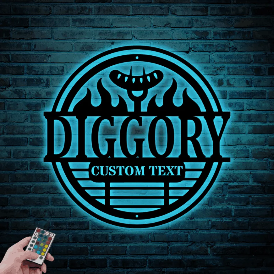 Personalized Bbq Sign Led Lights, Outdoor Wall Decor, Backyard Metal Wall Decor, Bbq Wall Decor, Custom Bbq Sign, Custom Grill Gifts