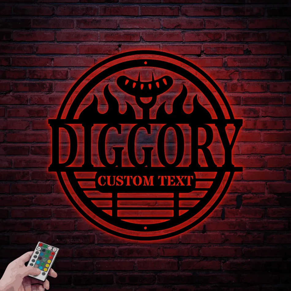 Personalized Bbq Sign Led Lights, Outdoor Wall Decor, Backyard Metal Wall Decor, Bbq Wall Decor, Custom Bbq Sign, Custom Grill Gifts