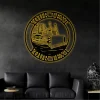 Personalized Bulldozer Metal Sign With Your Custom Text With Led Lights Bulldozer Operator Gift Heavy Machinery Operator Gift Bulldozer Wall Decor