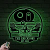 Personalized Camper Sign With Led Lights, Camper Decor, Campsite Sign, Camping Signs Outdoor, Camping Gifts For Men, Rv Sign, Happy Camper