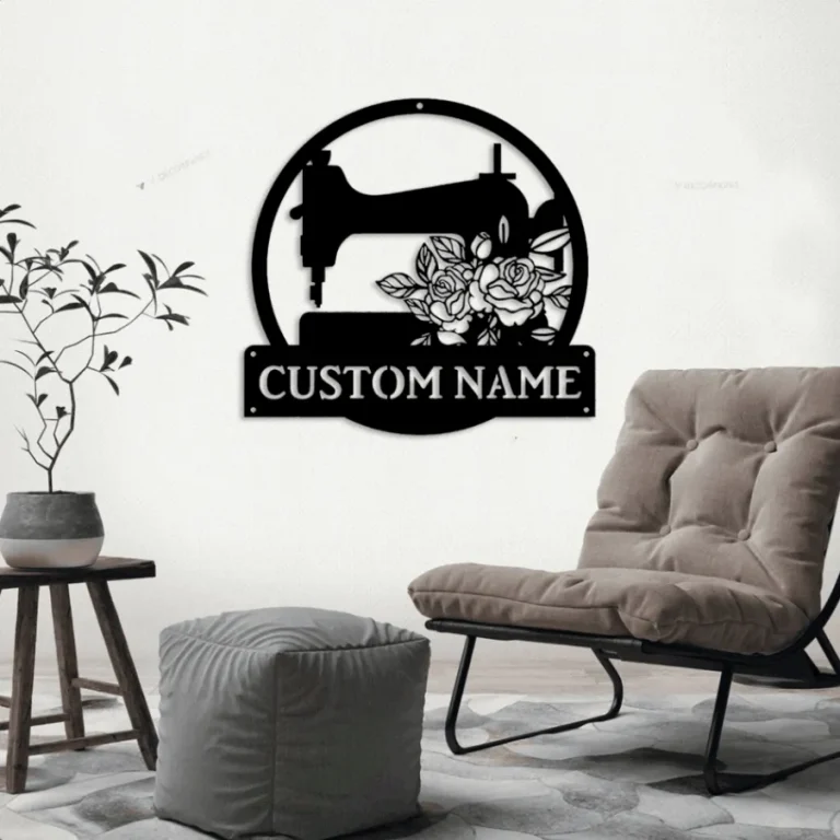 Personalized Floral Hedgehog Monogram Metal Sign Art With Led Lights, Custom Floral Hedgehog Metal Sign, Hedgehog Sign Decoration For Living Room