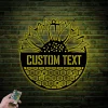 Personalized Garden Sign With Led Lights, Garden Metal Art, Sunflower Decor, Bee Metal Wall Art, Custom Garden Sign, Garden Gifts Gardening Sunflower