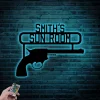 Personalized Gun Signs With Led Lights, Gun Room Sign Gun Lovers Gift Gun Room Decor Gifts For Gun Lovers Gun Decors (3)