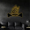 Personalized Happy German Shepherd With Bone Metal Sign With Led Lights, Custom German Shepherd Wall Art Gift, German Shepherd Wall Decor