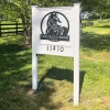 Personalized Horse Ranch Sign, Cut Metal Sign, Metal Wall Art, Metal House Sign