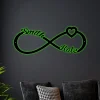 Personalized Infinity Symbol Love Sign With Heart And Custom Names You And Me Metal Wedding Decor Wall Hanging Housewarming Gift For Couple